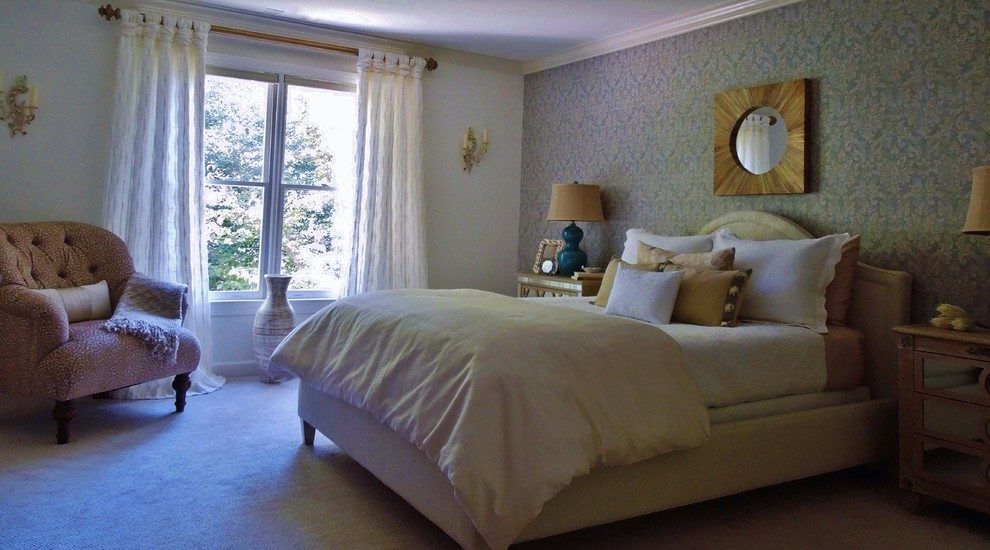 bedroom decorating ideas and designs Remodels Photos Welcome Home Interiors of NC Cary North Carolina United States transitional-bedroom
