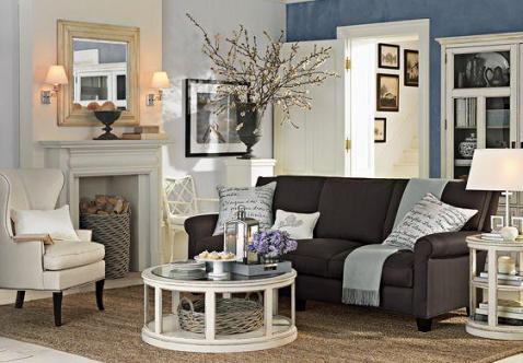 how to decorate a big living room