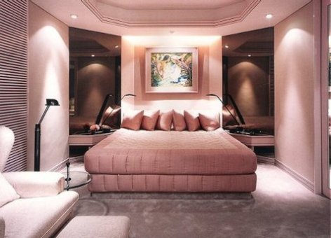 Bedroom interior painting ideas - cool muted colors