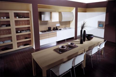 Ideas for Modern Kitchen Designs, colors and lights