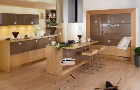 Ideas for Modern Kitchen Designs, colors and lights