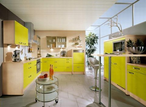 Ideas for Modern Kitchen Designs, colors and lights