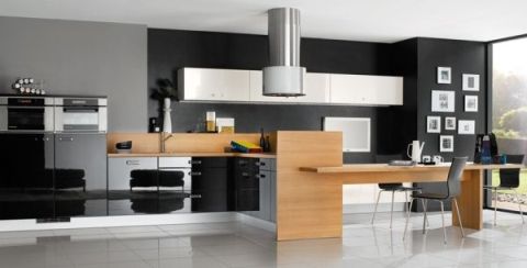 Ideas for Modern Kitchen Designs, colors and lights
