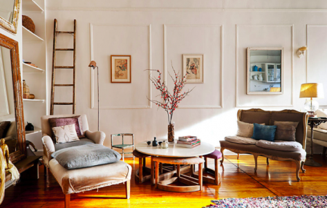 Modern vintage interior design