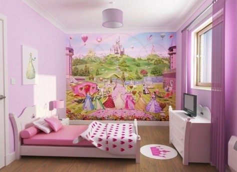 Wallpaper border for teenage girls bedroom