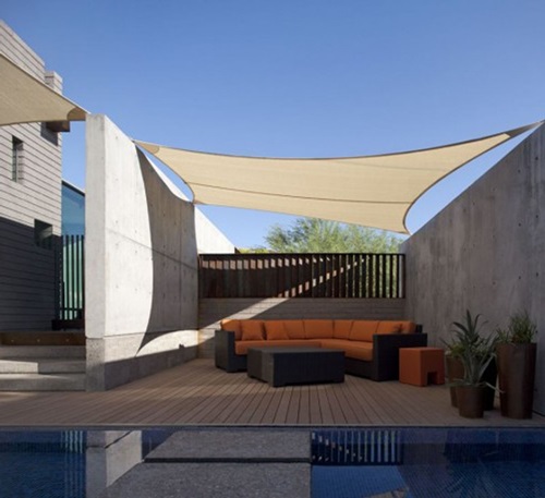 Outdoor living space more beautiful and comfortable