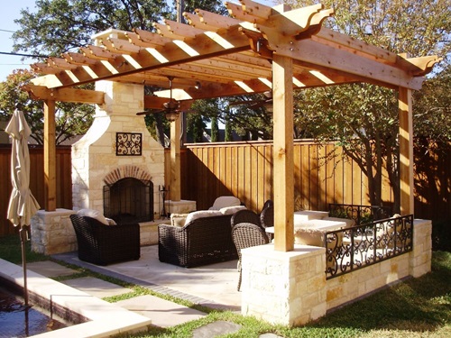 Outdoor living space more beautiful and comfortable