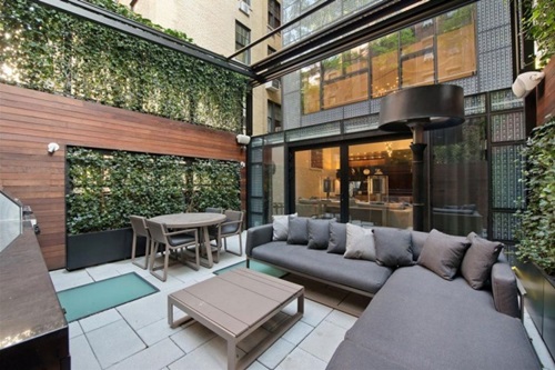 Outdoor living space more beautiful and comfortable