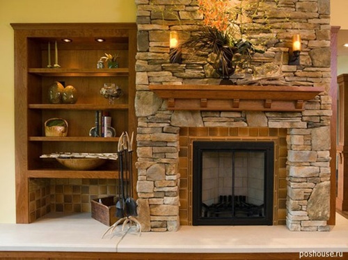 Decorating a living room with a fire place