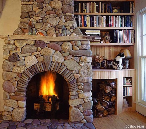 Decorating a living room with a fire place