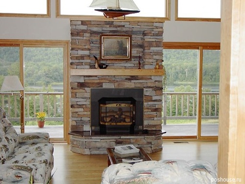Decorating a living room with a fire place