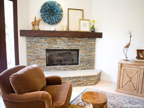 Decorating a living room with a fire place