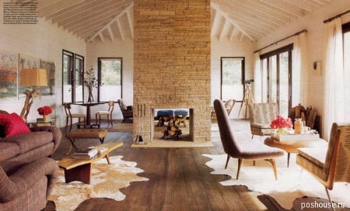 Decorating a living room with a fire place