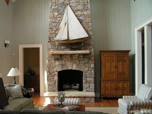 Decorating a living room with a fire place