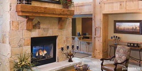 Decorating a living room with a fire place
