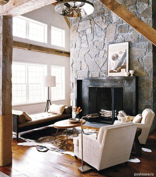 Decorating a living room with a fire place