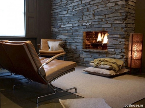 Decorating a living room with a fire place