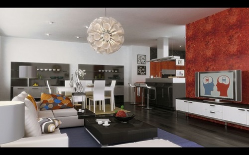 Perfect ways to decorate a living room with a dining area attache