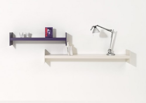 Simple Shelf System That Offers a Lot of Room for Books