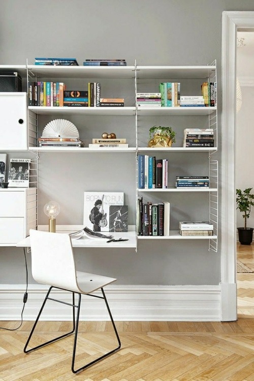 Simple Shelf System That Offers a Lot of Room for Books