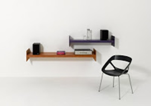 Simple Shelf System That Offers a Lot of Room for Books