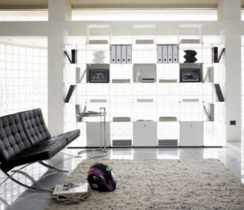 Simple Shelf System That Offers a Lot of Room for Books