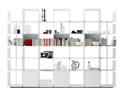 Simple Shelf System That Offers a Lot of Room for Books