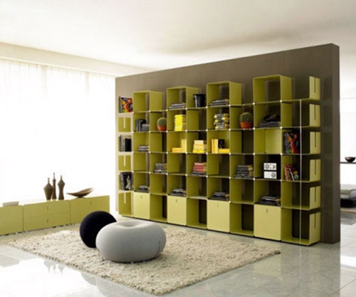 Simple Shelf System That Offers a Lot of Room for Books