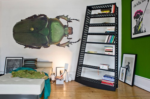 Simple Shelf System That Offers a Lot of Room for Books