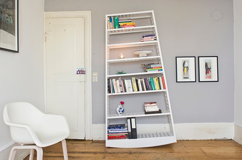 Simple Shelf System That Offers a Lot of Room for Books