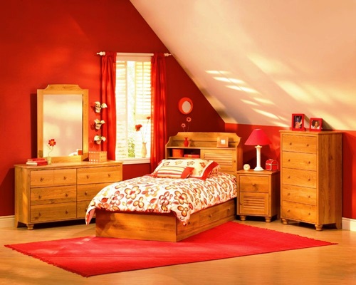 Creative Bright Colored Bedrooms