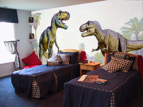 Dinosaurs wall themes for kids room