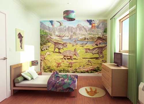 Dinosaurs wall themes for kids room