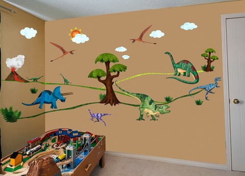 Dinosaurs wall themes for kids room