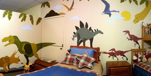 Dinosaurs wall themes for kids room
