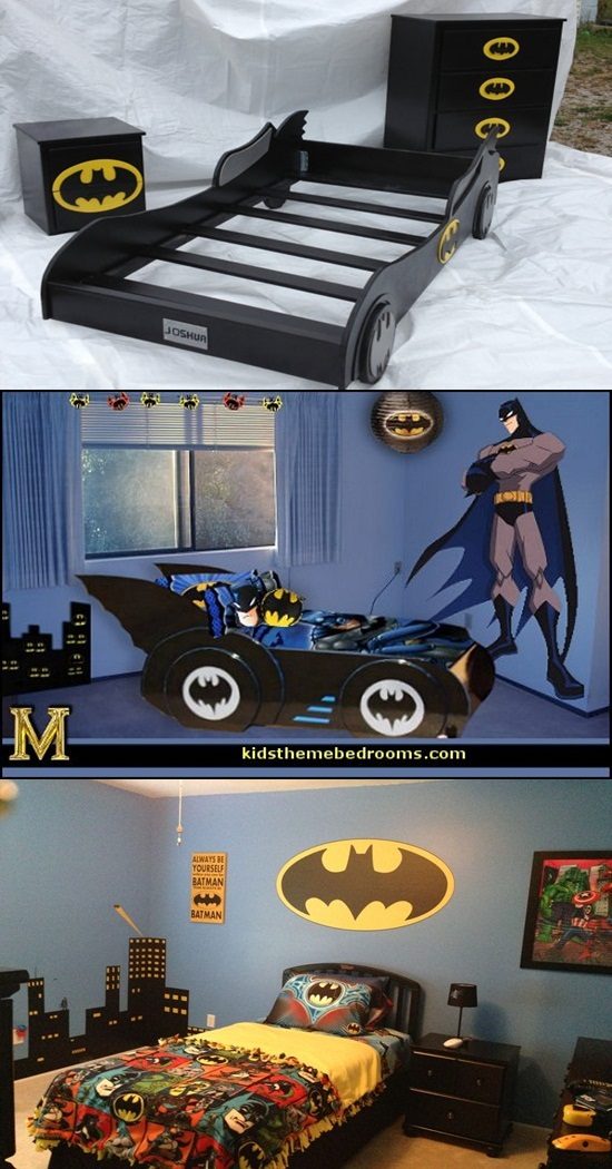 Superman and Batman Themes for Kid’s Bedrooms