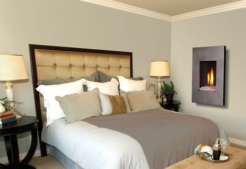 A fireplace in the bedroom!!…why not!