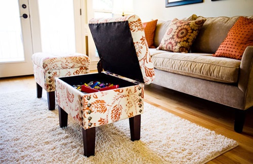 Footstools and pouffes in fashion - purpose footstool