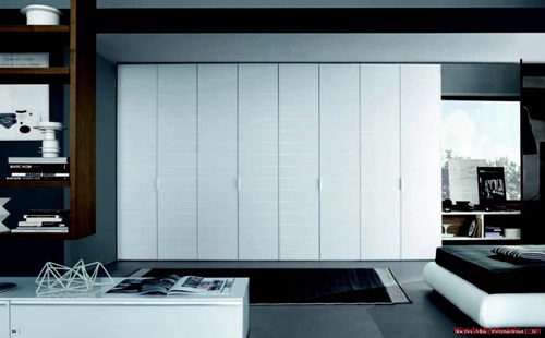 Modern bedroom closets and wardrobes