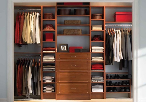 Modern bedroom closets and wardrobes