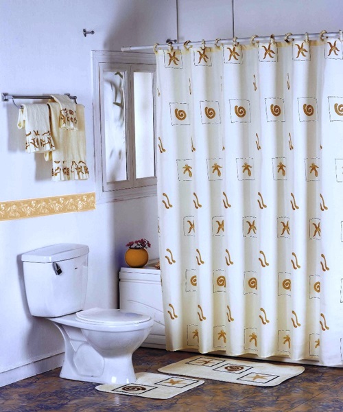 The Different Designs of the Shower Curtains