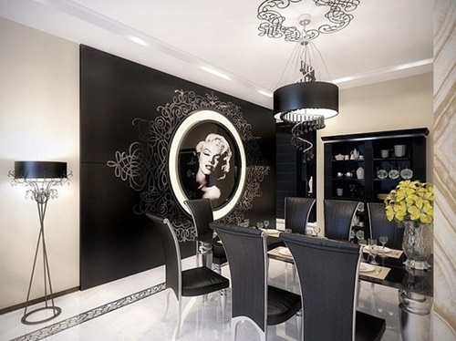 Wall cladding...wallpaper, fabric and wood!