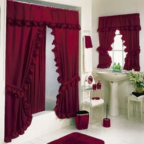 Bathrooms Window Curtains Designs
