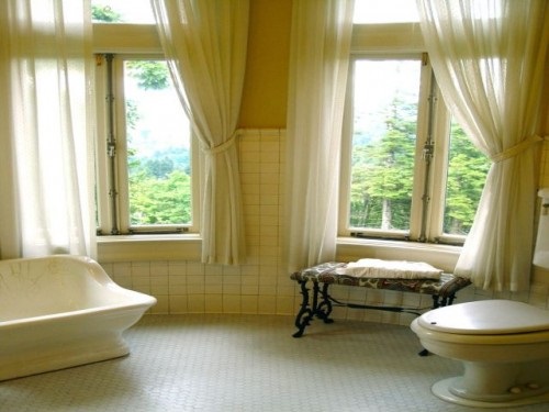 Bathrooms Window Curtains Designs