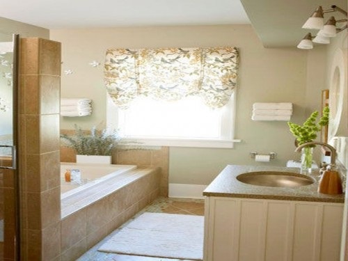 Bathrooms Window Curtains Designs