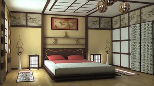 Oriental Bedroom Interior Design