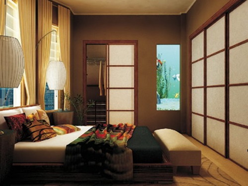 Oriental Bedroom Interior Design