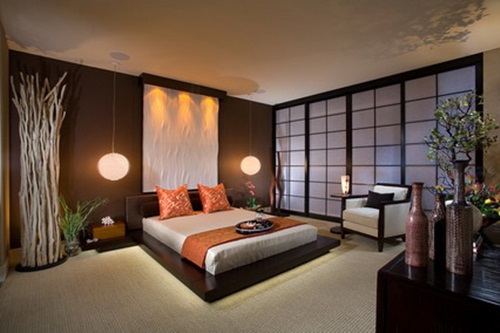 Oriental Bedroom Interior Design