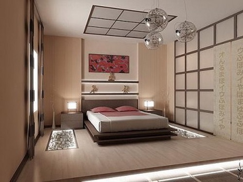 Oriental Bedroom Interior Design