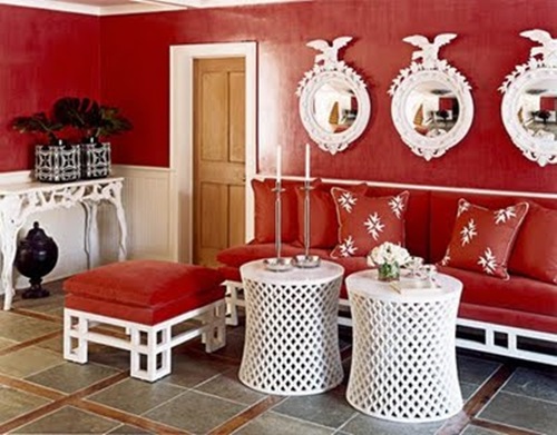 Red Color – Red in your Decorations this year